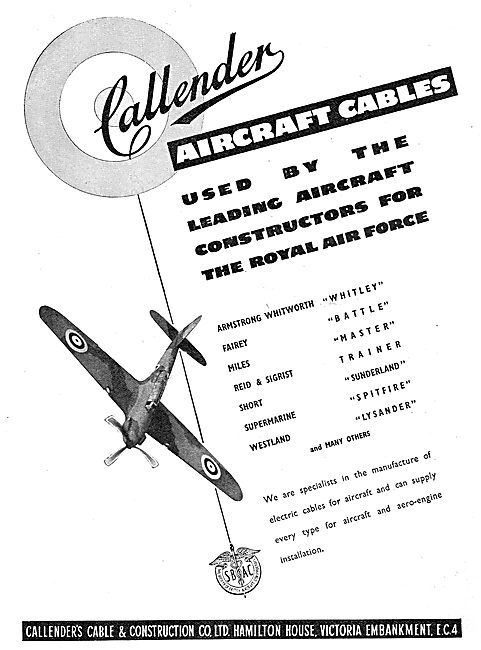 Callenders Cables - Electrical Cables For Aircraft               