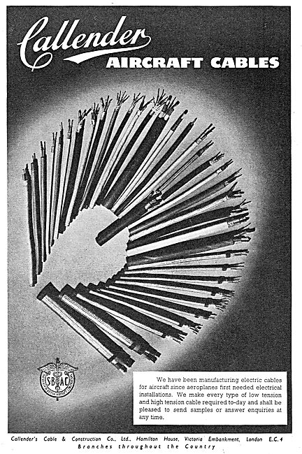Callenders Cables - Electrical Cables For Aircraft               
