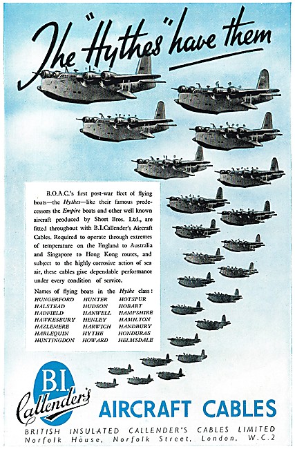 B.I.Callenders Aircraft Cables                                   