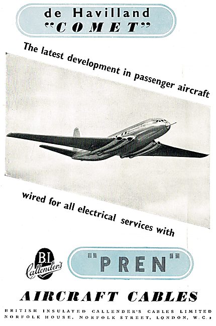 BICC Aircraft Electrical Cables & Wiring                         