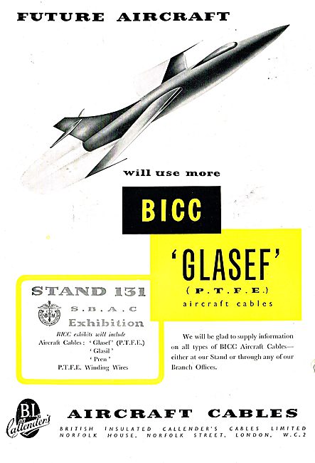 BICC Aircraft Electrical Cables - PTFE                           