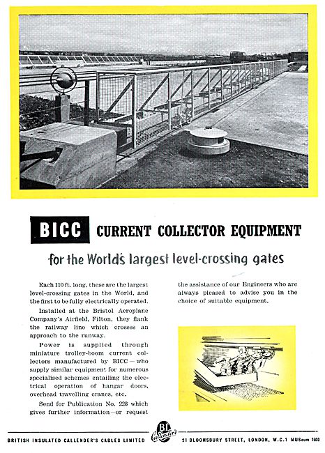 BICC Cables, Wires & Accessories For The Aviation Industry       