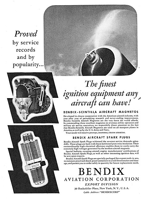 Bendix-Scintilla Aircraft Magnetos                               
