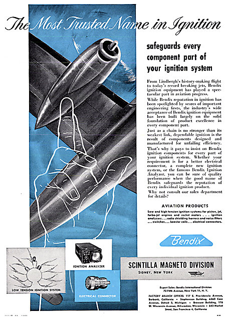 Bendix Scintilla Magnetos & Ignition Components                  