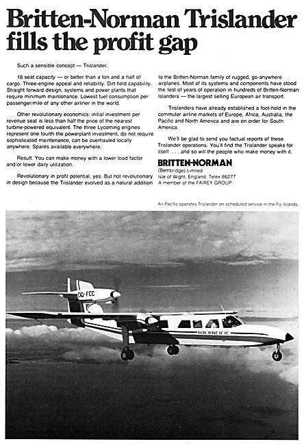 Britten-Norman TrIslander                                        