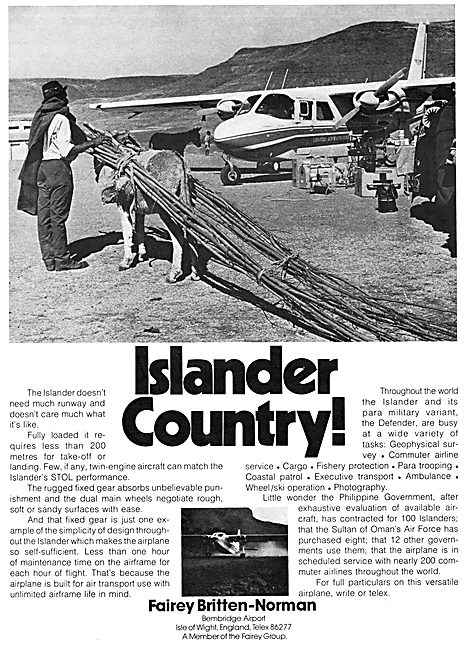 Britten-Norman Islander                                          