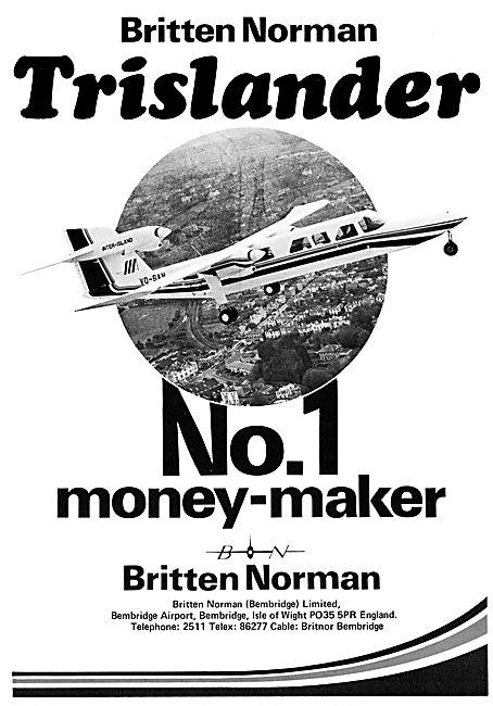 Britten-Norman Trislander 1978                                   