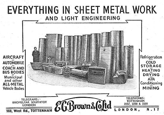 E.G.Brown Aviation Sheet Metal Work & Fabrications               