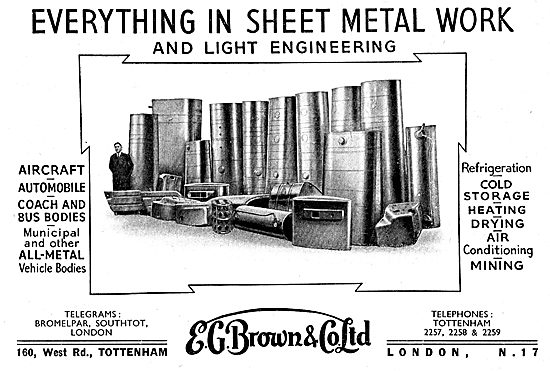 E.G.Brown Sheet Metal Workers                                    