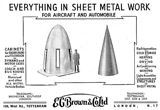E.G.Brown Precision Sheet Metal Workers                          