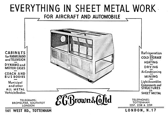 E.G.Brown Sheet Metal Work Assemblies                            