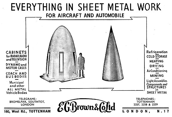 E.G.Brown Sheet Metal Work & Assemblies                          