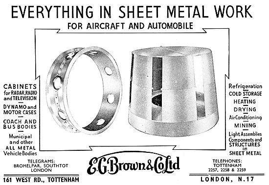 E.G.Brown Sheet Metal Work & Assemblies                          