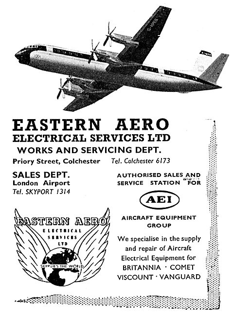 Eastern Aero Electrical Services London Airport. AEI Service     