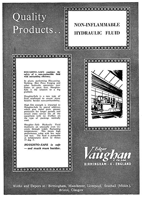 Edgar Vaughan - Oils & Compounds For The Metal-Working  Industry 