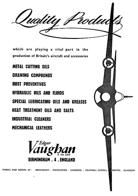 Edgar Vaughan - Oils & Compounds For The Metal-Working  Industry 