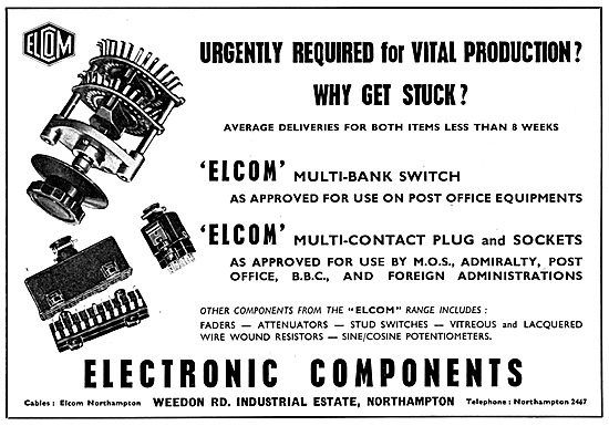 Electronic Components. Weedon. Elcom                             