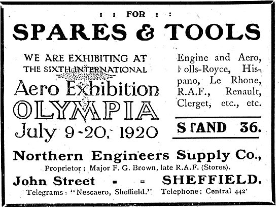Northern Engineers Supply Co: Aero Engine Spare & Tools          