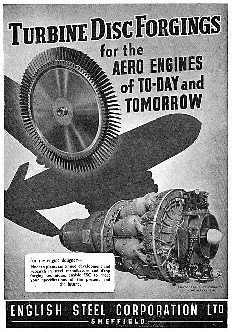 English Steel  ESC Drop Forged Turbine Discs                     