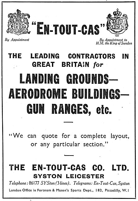 En-Tout-Cas Aerodromes & Hangars                                 