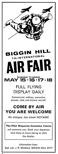 Biggin Hill International Air Fair May 15th - 18th 1969          