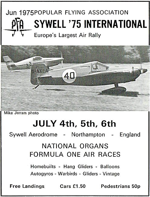 PFA Rally Sywell 1975                                            