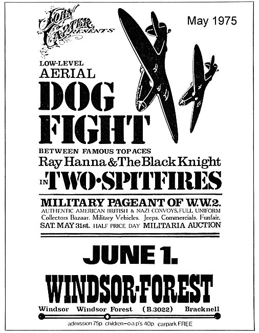 Low level Aerial Dogfight Between Ray Hannah & The Black Knight  