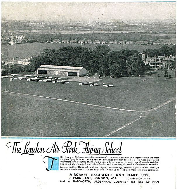 Aircraft Exchange & Mart - London Air Park Flying School Hanworth