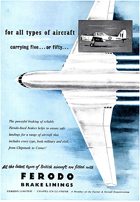 Ferodo Brakes & Brake Linings For Aircraft                       