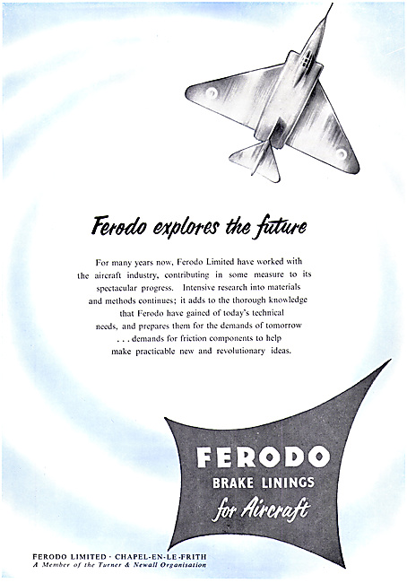 Ferodo Brakes & Brake Linings For Aircraft                       