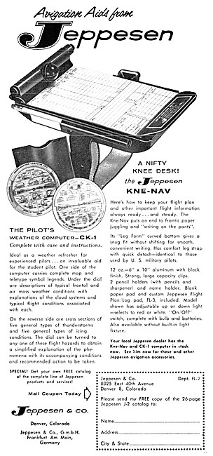 Jeppesen Kne-Nav Knee Board - Avigation Aids                     