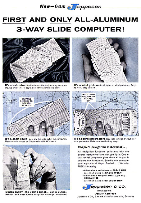 Jeppesen 3 Way Slide Computers                                   
