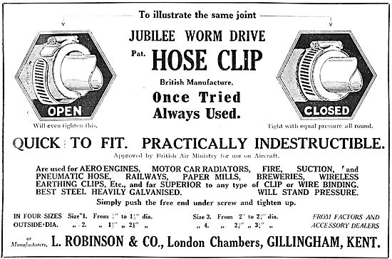 L.Robinson & Co - Jubilee Clips                                  