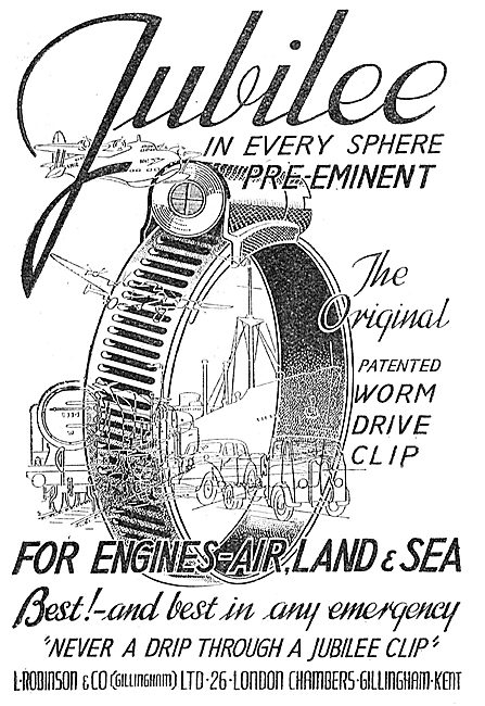 L.Robinson & Co - Jubilee Worm Drive Clips                       