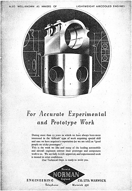 Norman Engineering Air Cooled Engines                            