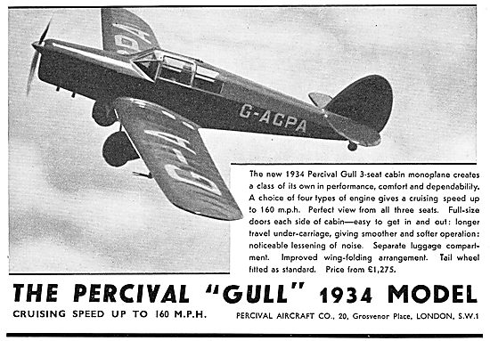 Percival Gull G-ACPA                                             