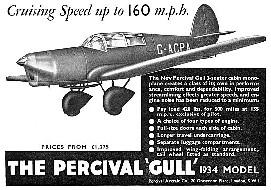 Percival Gull G-ACPA                                             