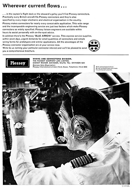 Plessey Aircraft Electrical Components.                          