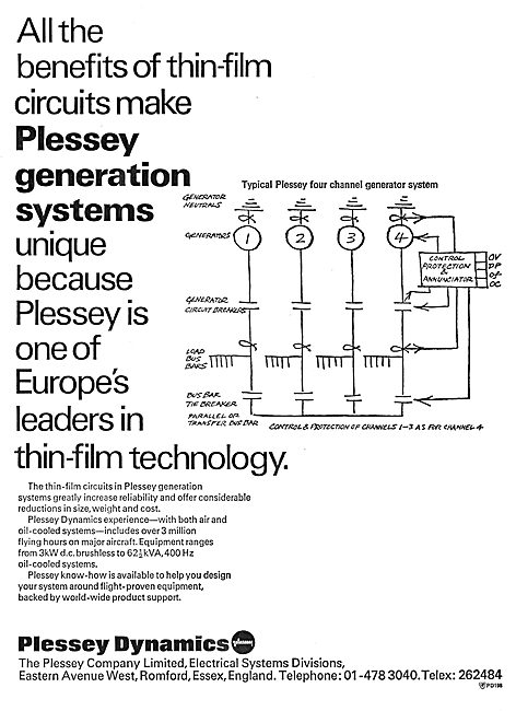 Plessey Dynamics Electrical Power Generation Systems             