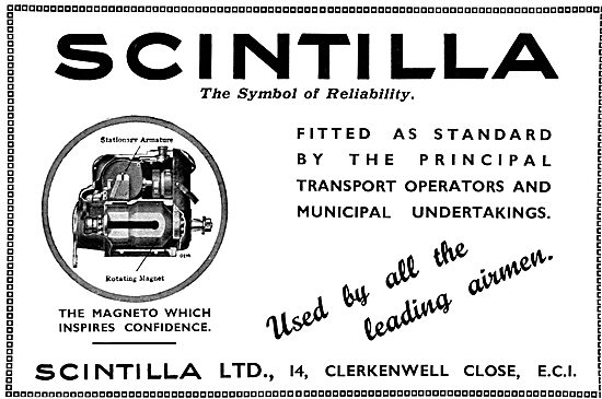 Scintilla Aircraft Magnetos                                      