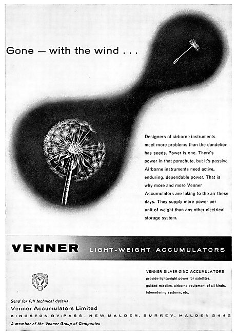 Venner Aircraft Electrical Accumulators                          