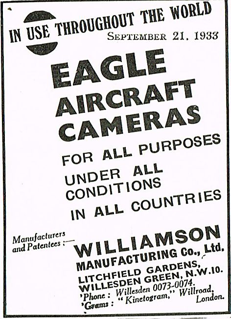 Williamson Aircraft Cameras                                      