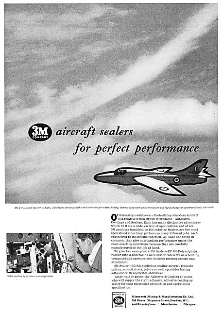 3M Aircraft Sealers 1958                                         