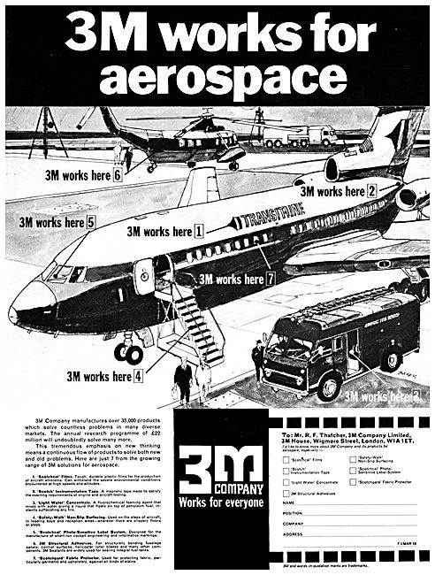 3M  Aerospace Aircraft Plastics, Resins & Adhesives              
