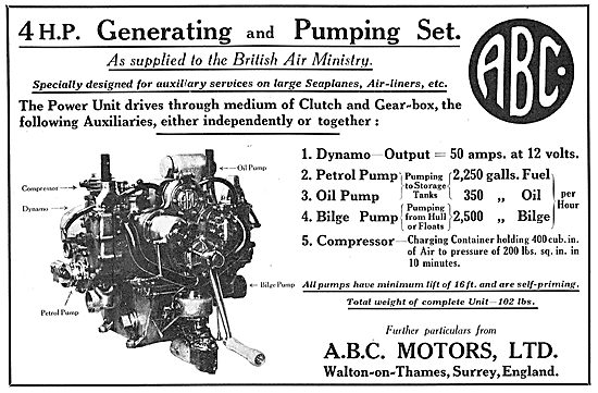 ABC 4 HP Generating & Pumping Set                                