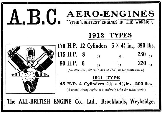 ABC Aero-Engines 1912                                            