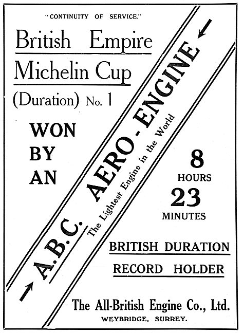 ABC Aero-Engines 1912                                            