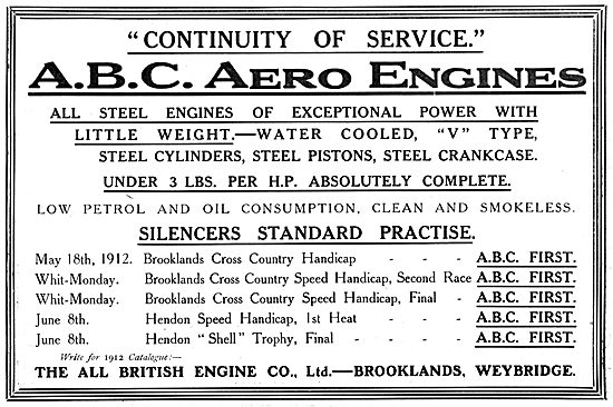 ABC Aero-Engines 1912                                            