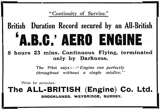 ABC Aero-Engines 1912                                            