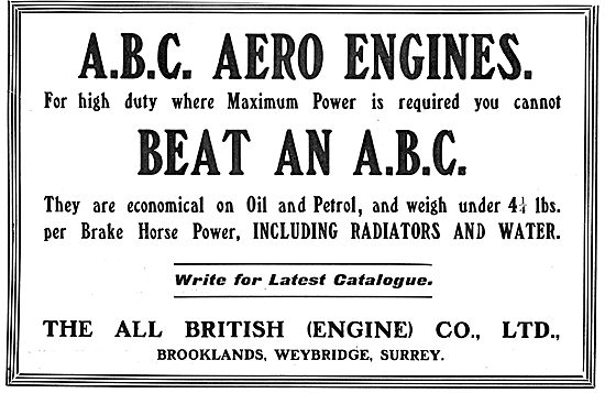 You Cant Beat An ABC Aero Engine For Power & Economy             